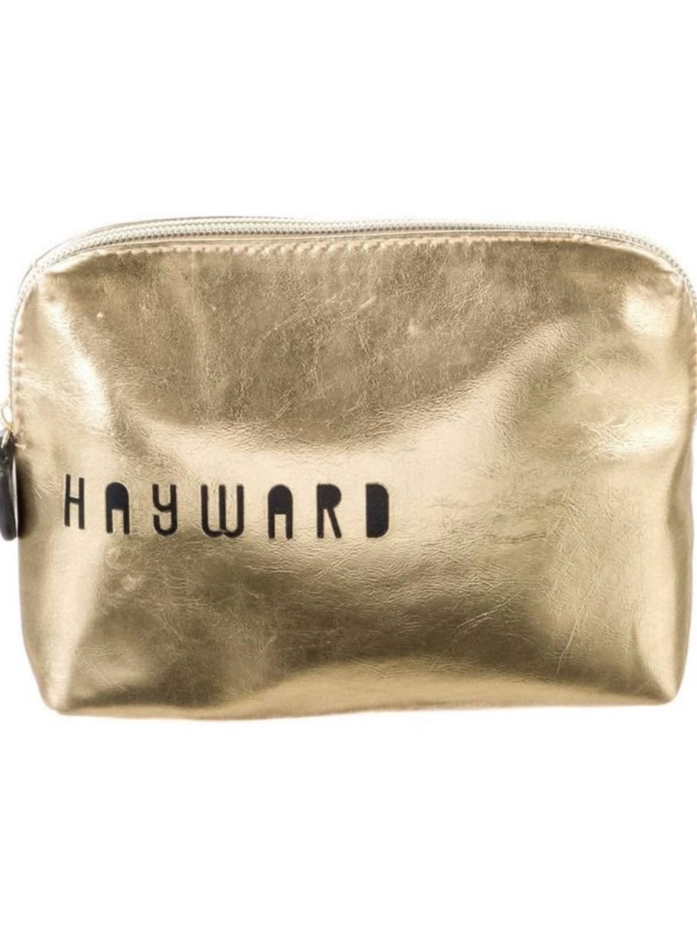 Hayward Metallic Gold Cosmetic Pouch travel pouch makeup charger case travel